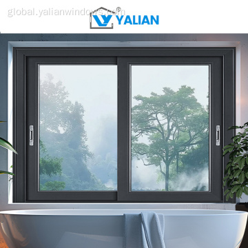 Aluminum Alloy Sliding Windows Aluminum Alloy Sliding Windows Modern Design Horizontal Open Manufactory